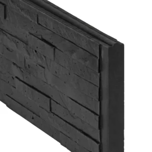 Beton-motiefplaat Schie/Reest gecoat H36xD4,8xL184cm leistee